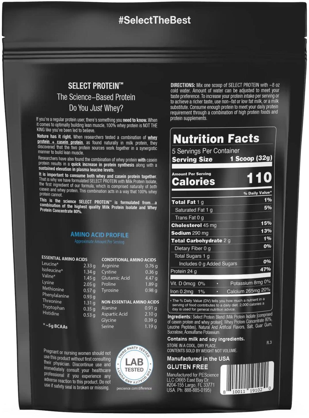 Select Protein Powder