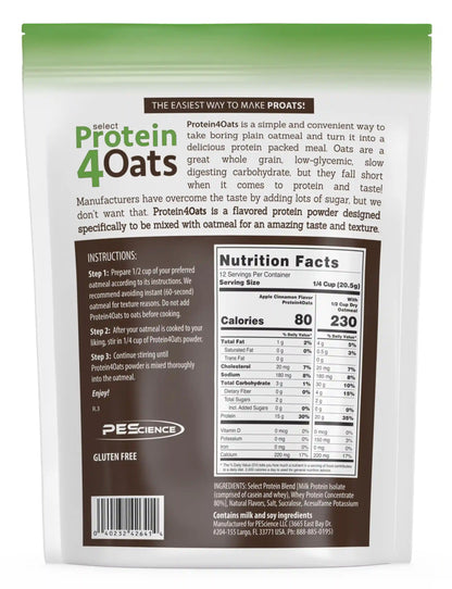 Protein4Oats Protein for Oatmeal